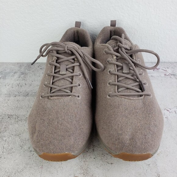 Therafit Men's Wool Runner Shoe Comfort Arch Support in Tan Taupe size 10.5 - Picture 9 of 12